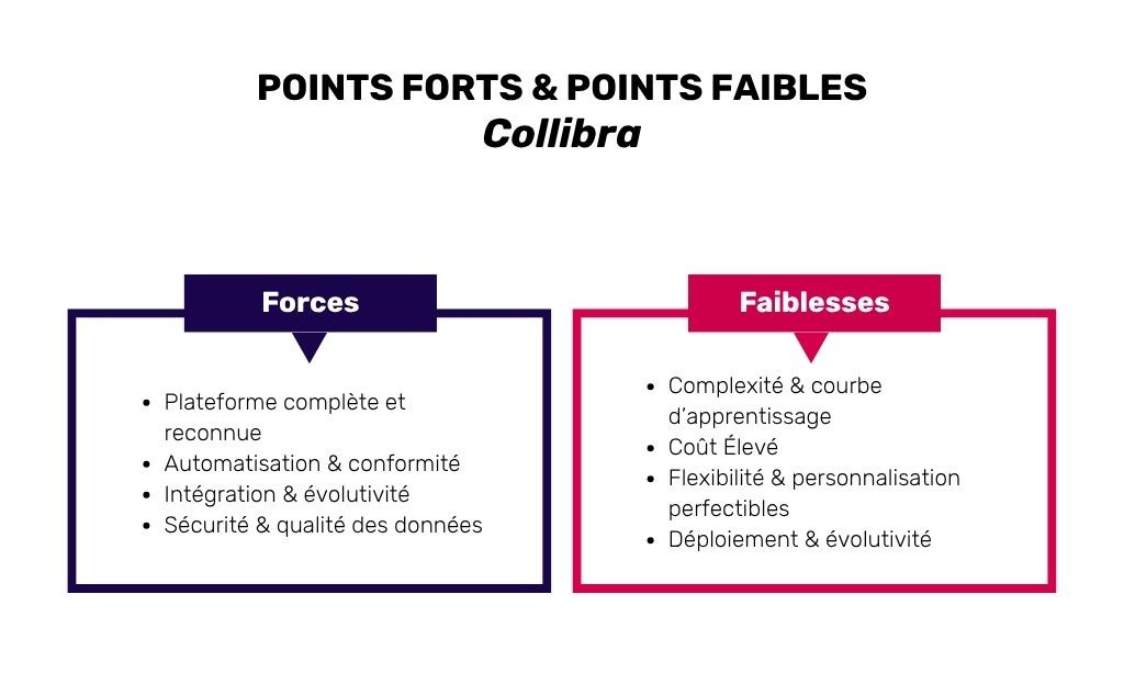 Points forts et points faibles collibra